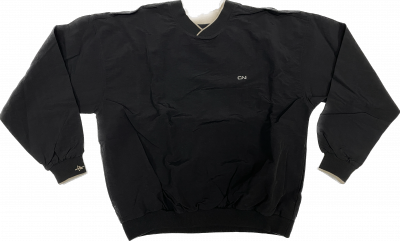 Antigua Water Resistant Pullover - Black and beige 