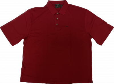 Polo rouge à manches courtes Antigua pour homme 