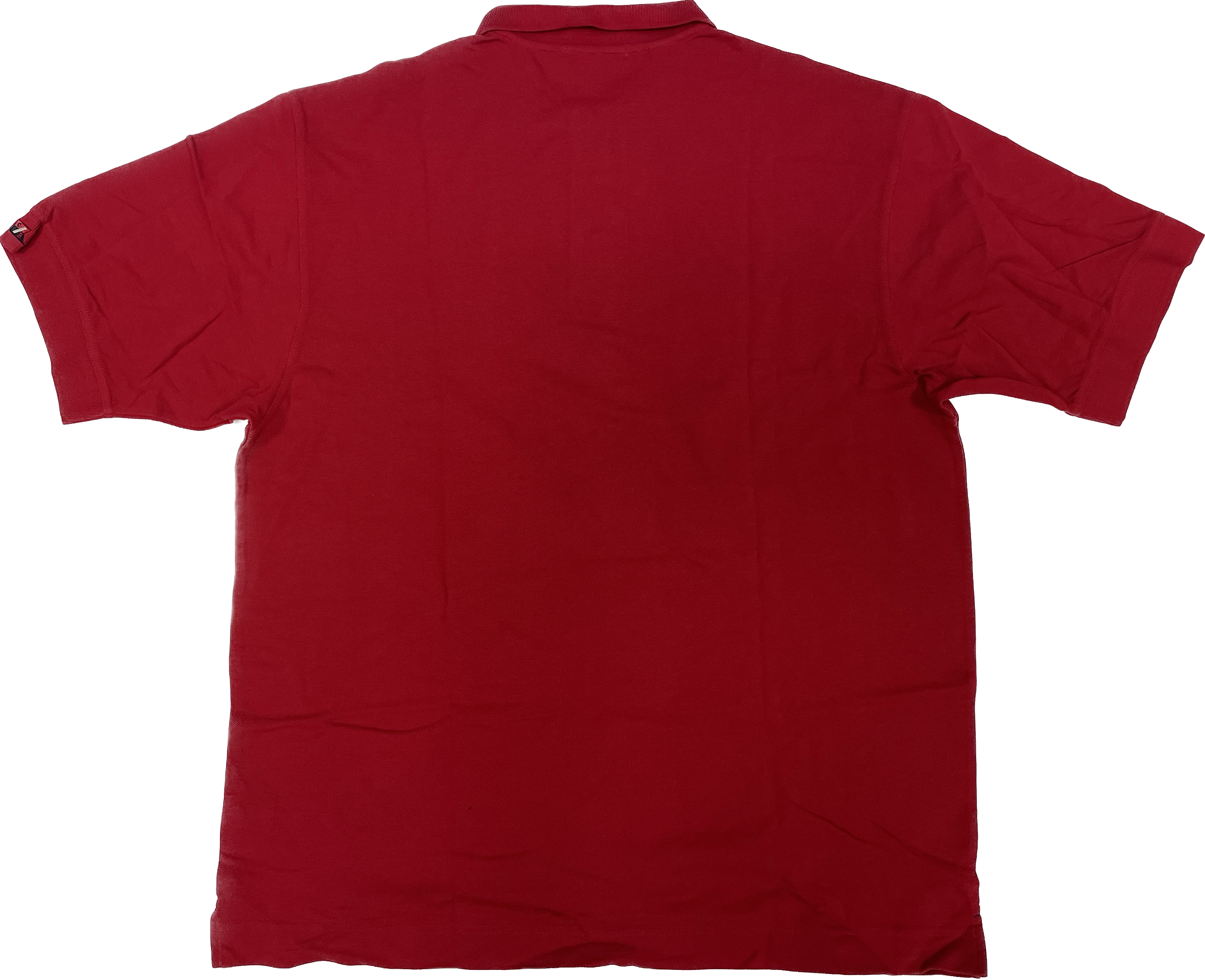 Polo rouge à manches courtes pour homme