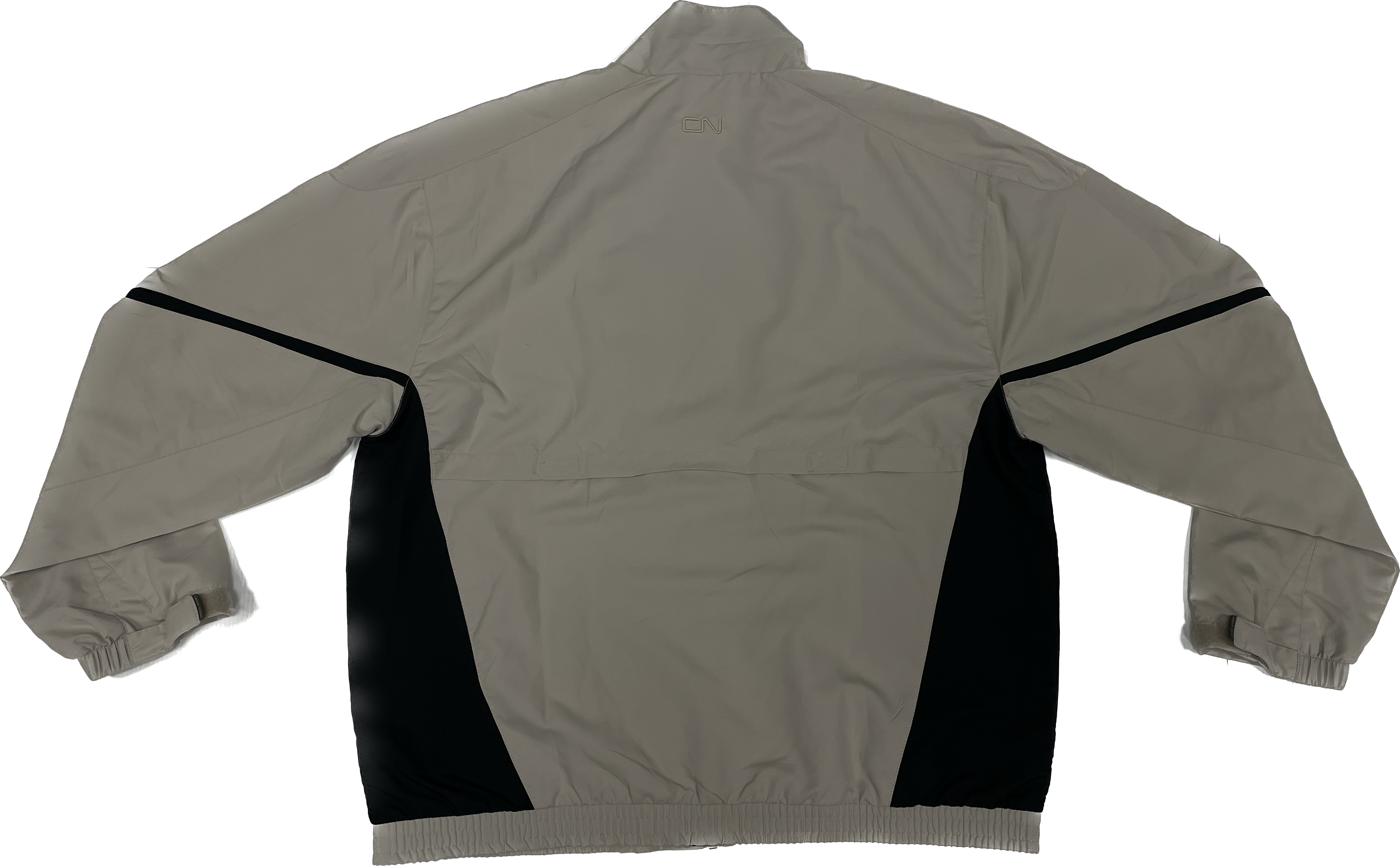 Beige Water-repellent Windbreaker